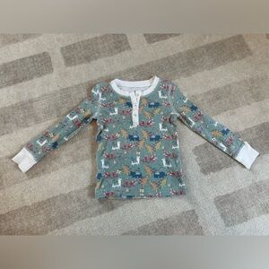 Maisonette X Roller Rabbit Prancing Deer Pajama Top (Size 2T)